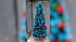 Red Bowknot Christmas Pre-Lit Fibre Optic Green Tree Multicolour Lights